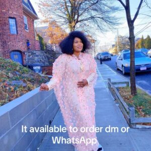 Eny'S Blush Blossom Luxe Boubou