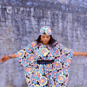 Vibrant Muse Kaftan Set