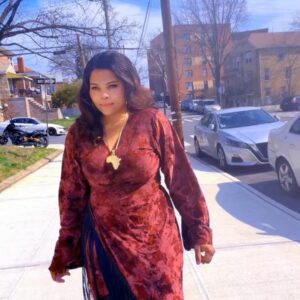 Crimson Fringe Royale Dress