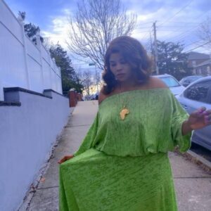 Off-Shoulder Flowy Maxi Dress